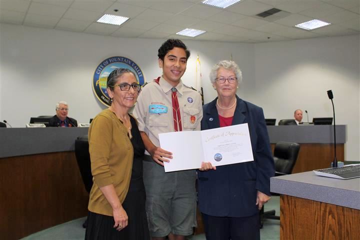 Eagle Scout Samuel Lacosta